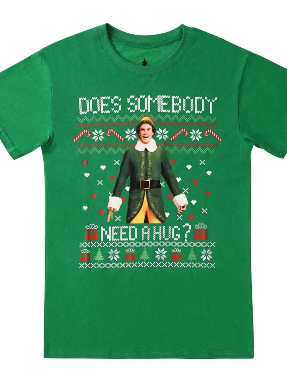 Elf “Need a Hug?” Will Ferrell Christmas T-Shirt | Sizes S-M-L-XL | NWT